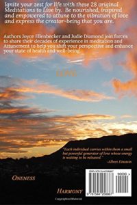 Meditations to Live By: Attuning to the Power of Love (back cover)